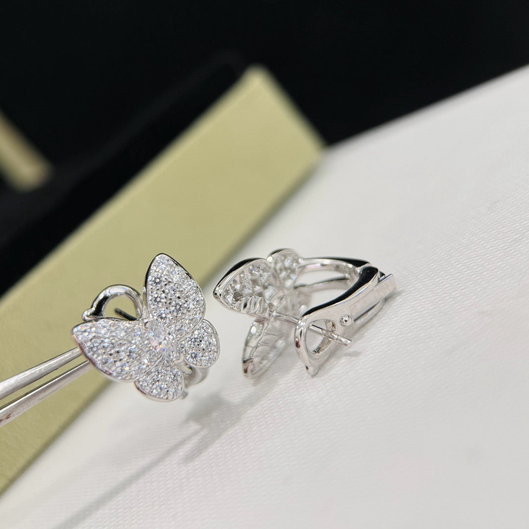 [Elowen Jewels]BUTTERFLY ALL DIAMOND EARRINGS