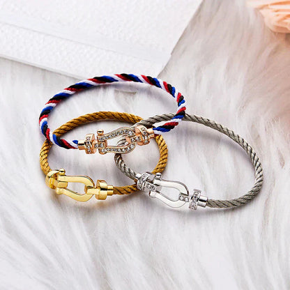 [Elowen Jewels]FORCE LARGE HORSESHOE NO DIAMOND BRACELET GOLD