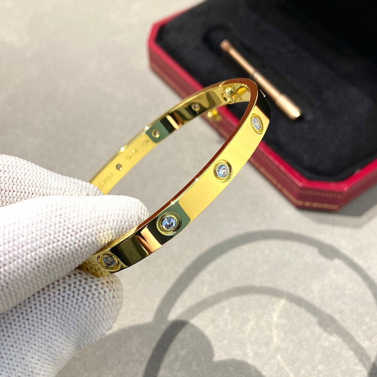 [Elowen Jewels]LOVE BRACELET 6.1MM 10 DIAMONDS