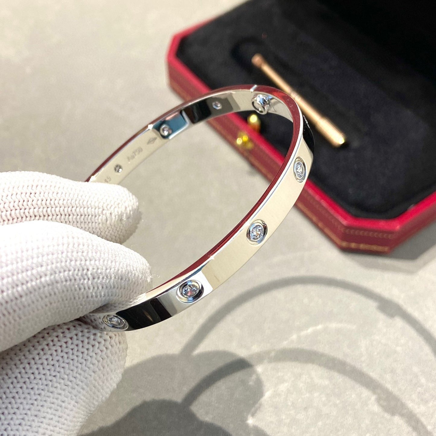 [Elowen Jewels]LOVE BRACELET 6.1MM 10 DIAMONDS