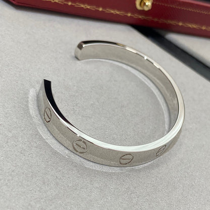 [Elowen Jewels]LOVE BRACELET 6.1MM 1 DIAMOND OPEN CUFF