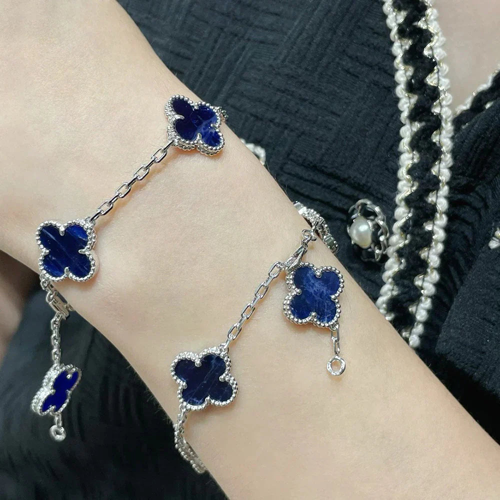 [Elowen Jewels]CLOVER 5 MOTIF PIETERSITE BRACELET COLLECTION