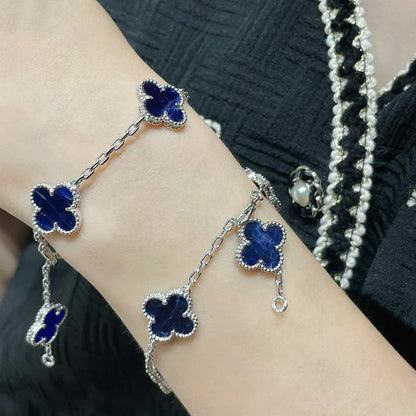 [Elowen Jewels]CLOVER 5 MOTIF PIETERSITE BRACELET COLLECTION