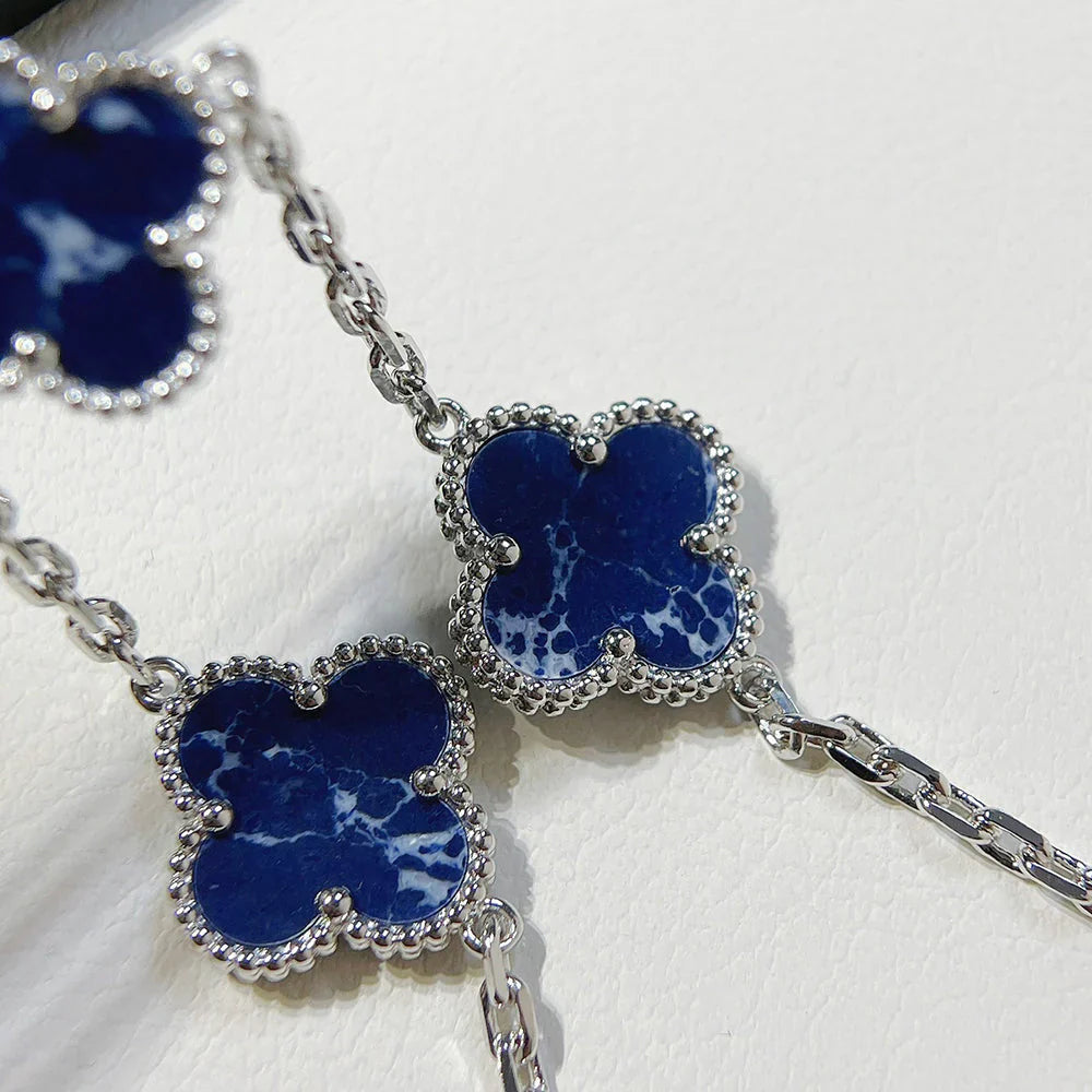 [Elowen Jewels]CLOVER 5 MOTIF PIETERSITE BRACELET COLLECTION