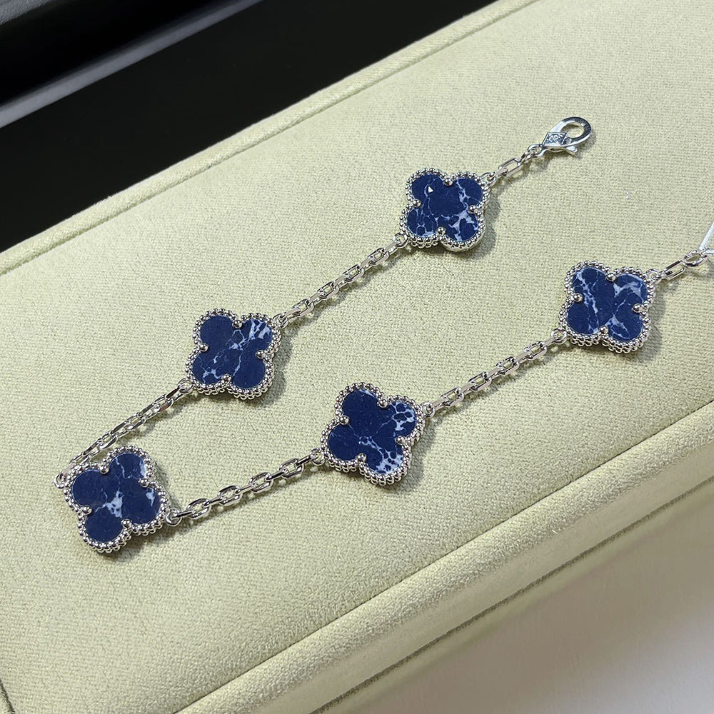 [Elowen Jewels]CLOVER 5 MOTIF PIETERSITE BRACELET COLLECTION