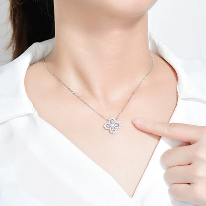 [Elowen Jewels]LOOP NECKLACE FULL MOTIF DIAMOND 16MM MULTIPLE COLORS