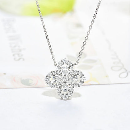 [Elowen Jewels]LOOP NECKLACE FULL MOTIF DIAMOND 16MM MULTIPLE COLORS