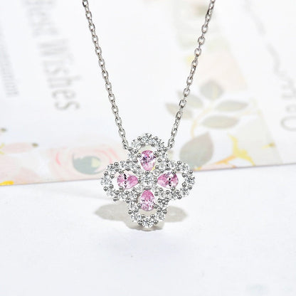 [Elowen Jewels]LOOP NECKLACE FULL MOTIF DIAMOND 16MM MULTIPLE COLORS