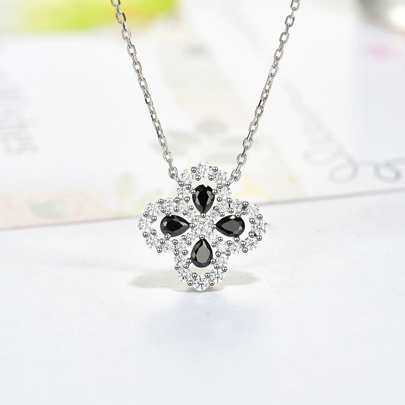 [Elowen Jewels]LOOP NECKLACE FULL MOTIF DIAMOND 16MM MULTIPLE COLORS
