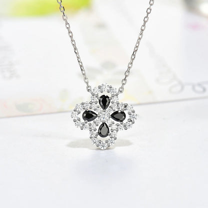 [Elowen Jewels]LOOP NECKLACE FULL MOTIF DIAMOND 16MM MULTIPLE COLORS