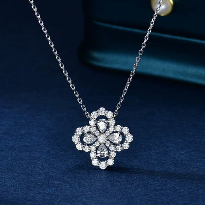 [Elowen Jewels]LOOP NECKLACE FULL MOTIF DIAMOND 16MM MULTIPLE COLORS