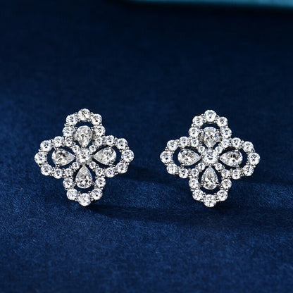 [Elowen Jewels]LOOP EARRINGS FULL MOTIF DIAMOND 16MM