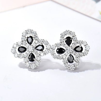 [Elowen Jewels]LOOP EARRINGS FULL MOTIF DIAMOND 16MM