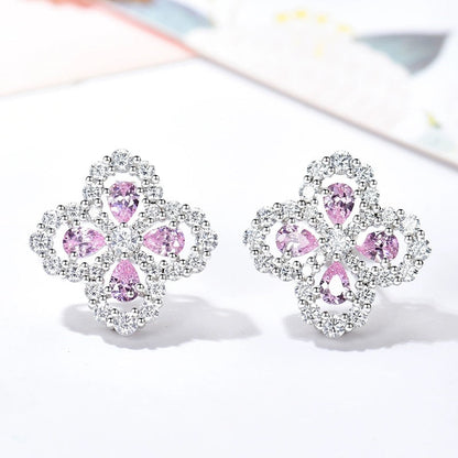 [Elowen Jewels]LOOP EARRINGS FULL MOTIF DIAMOND 16MM