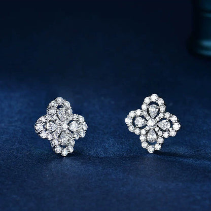 [Elowen Jewels]LOOP EARRINGS FULL MOTIF DIAMOND 16MM