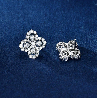 [Elowen Jewels]LOOP EARRINGS FULL MOTIF DIAMOND 16MM