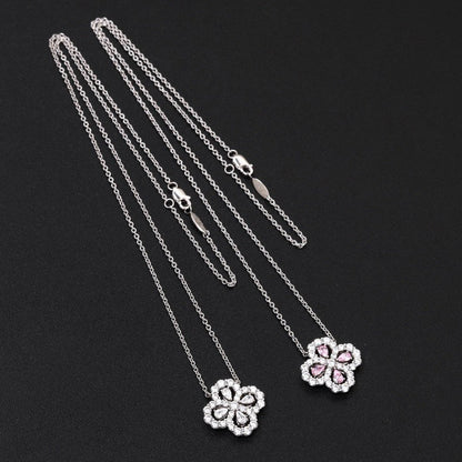 [Elowen Jewels]LOOP NECKLACE FULL MOTIF DIAMOND 16MM MULTIPLE COLORS