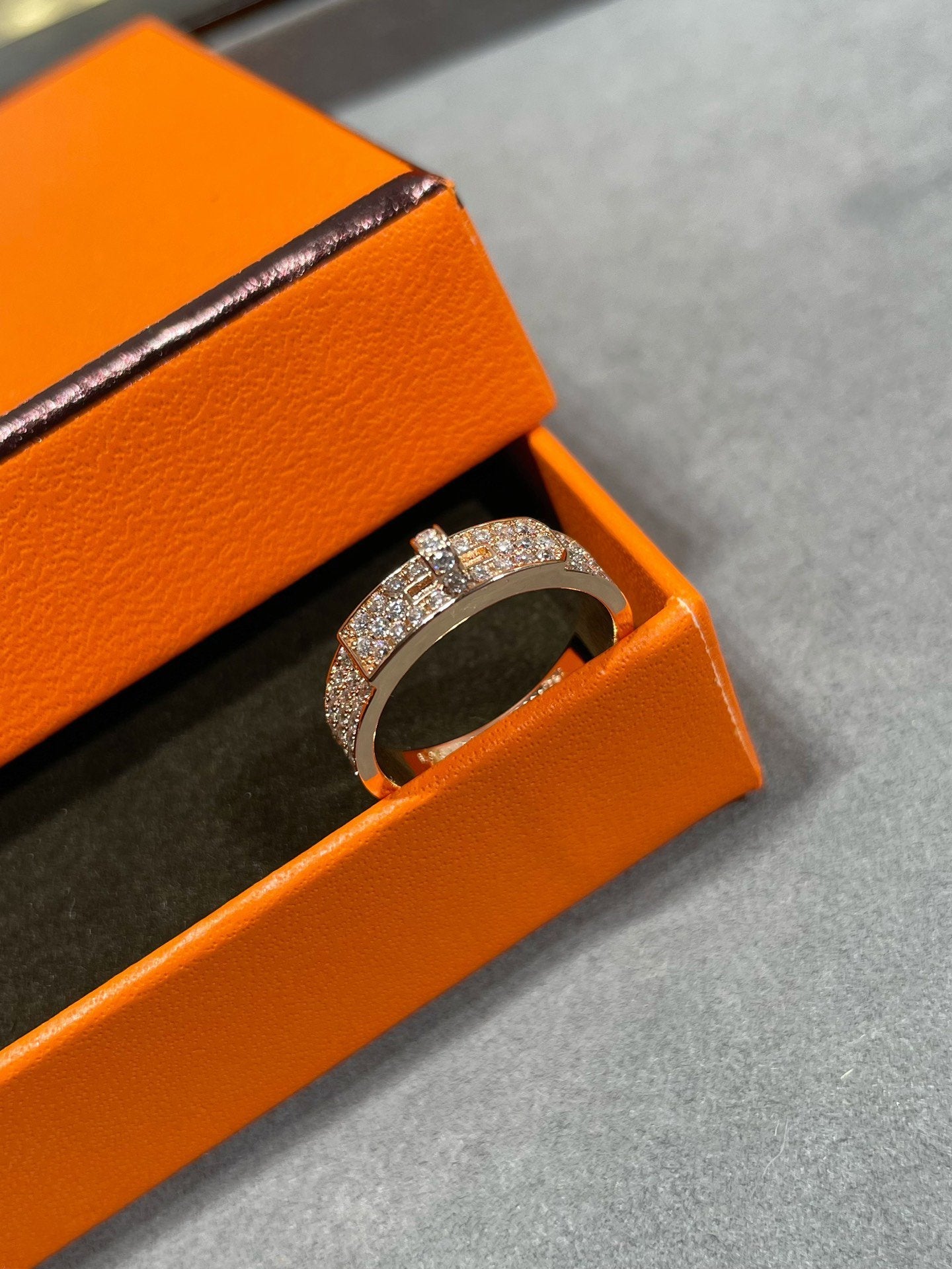 [Elowen Jewels]KELLY PINK GOLD DIAMOND RING