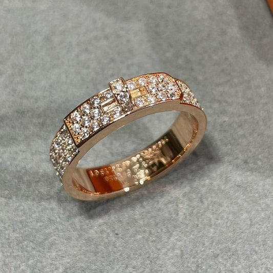 [Elowen Jewels]KELLY PINK GOLD DIAMOND RING