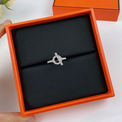 [Elowen Jewels]ECHAPPEE RING SILVER DIAMOND