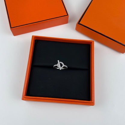 [Elowen Jewels]ECHAPPEE RING SILVER DIAMOND