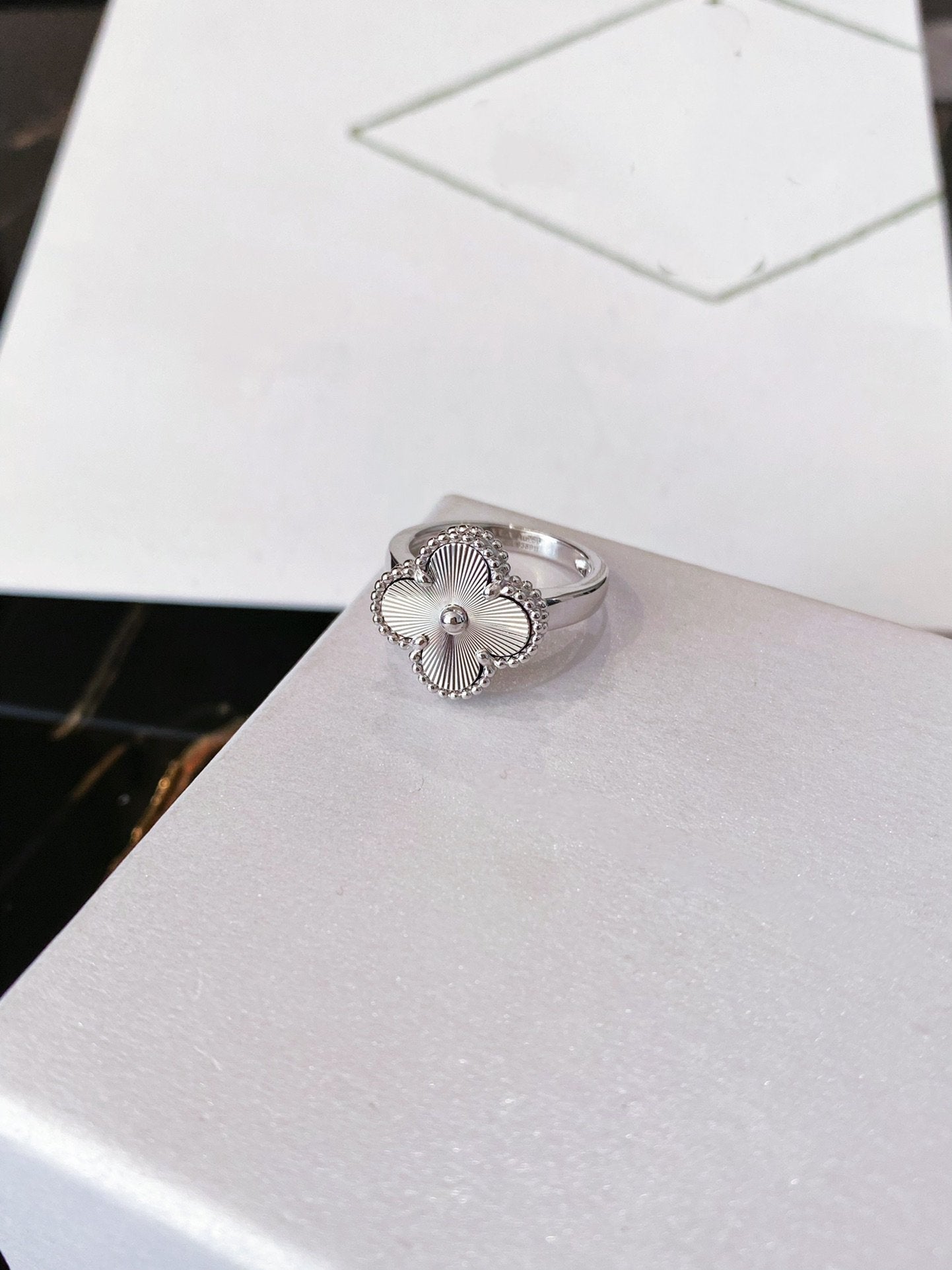 [Elowen Jewels]CLOVER SILVER RING