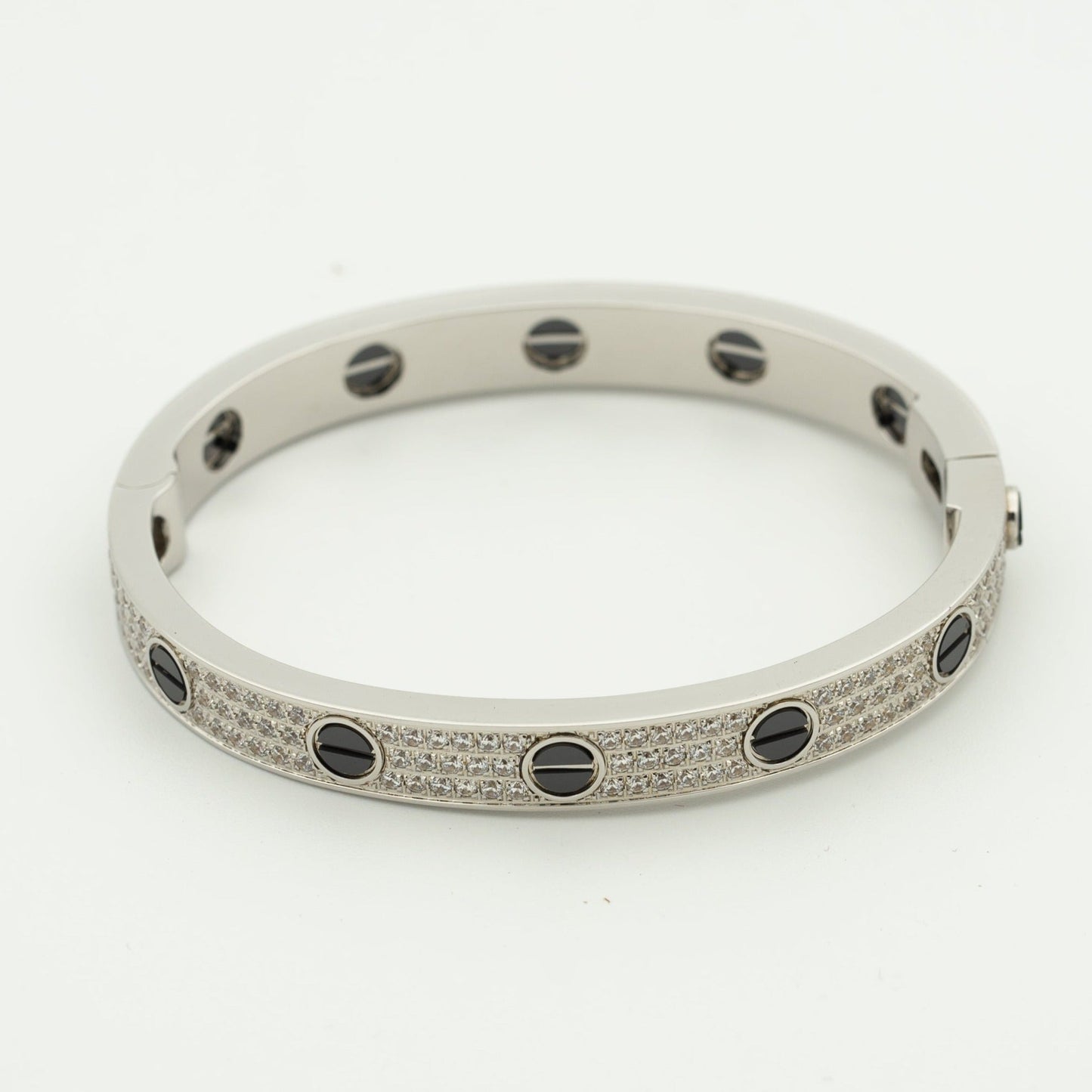 [Elowen Jewels]LOVE BRACELET 6.1MM DIAMOND-PAVED CERAMIC