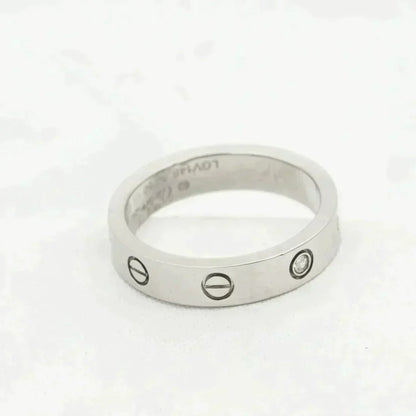 [Elowen Jewels]LOVE RING 4MM 1 DIAMOND SILVER