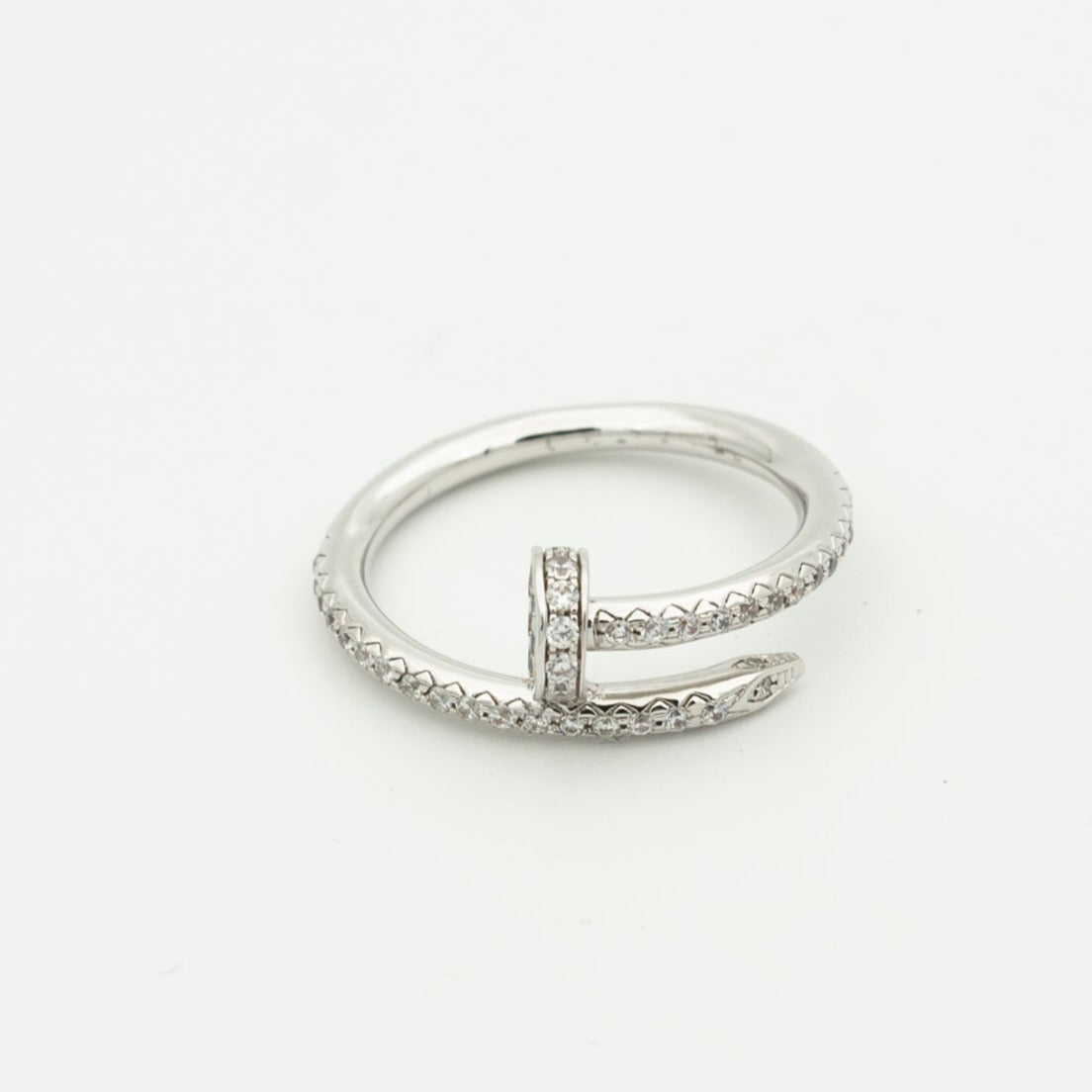 [Elowen Jewels]JUSTE RING 1.8MM SILVER DIAMONDS