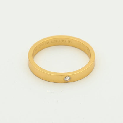 [Elowen Jewels]LOVE RING 4MM 1 DIAMOND