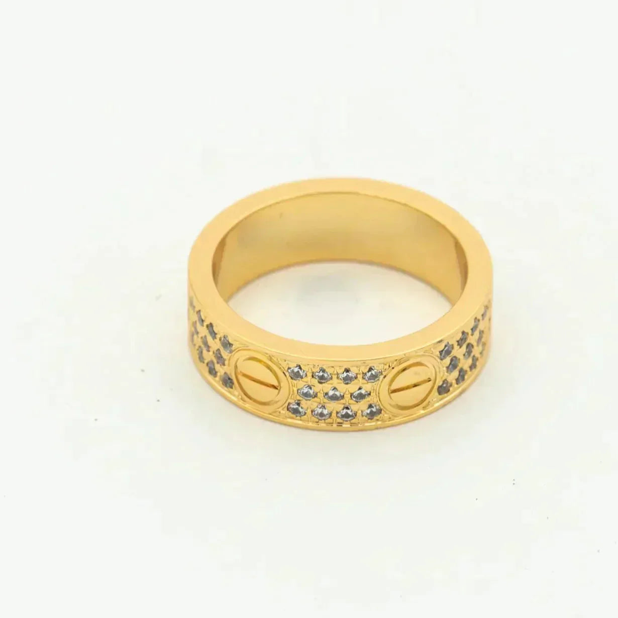 [Elowen Jewels]LOVE RING 5.5MM DIAMONDS PAVED
