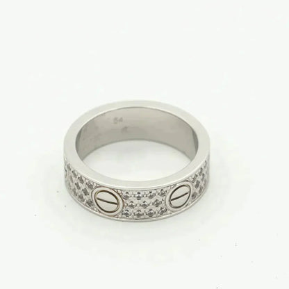 [Elowen Jewels]LOVE RING 5.5MM DIAMONDS PAVED