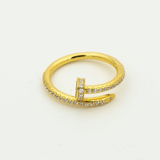 [Elowen Jewels]JUSTE RING 1.8MM GOLD DIAMONDS