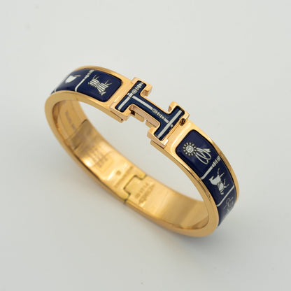 [Elowen Jewels]H BRACELET BLUE CERAMIC