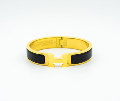 [Elowen Jewels]H BLACK BRACELET