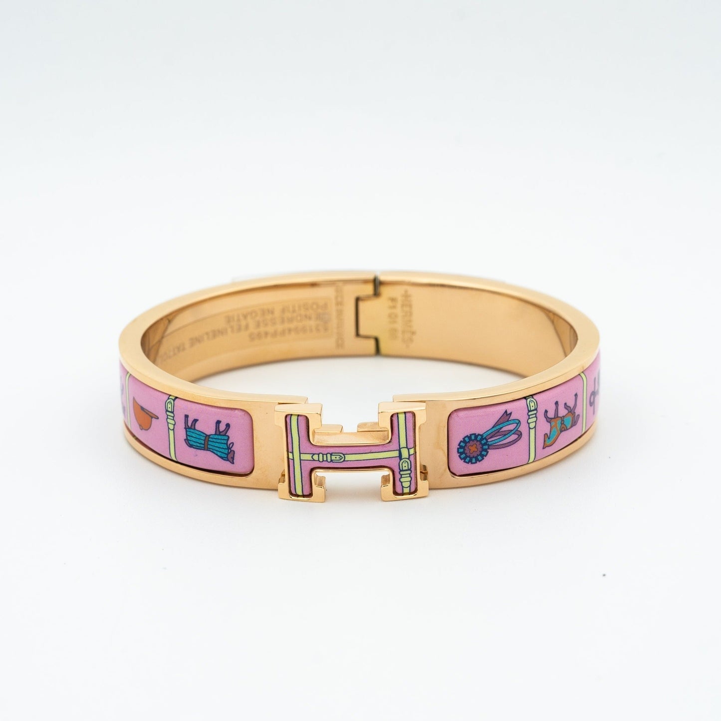 [Elowen Jewels]H PINK GOLD BRACELET PINK CERAMIC