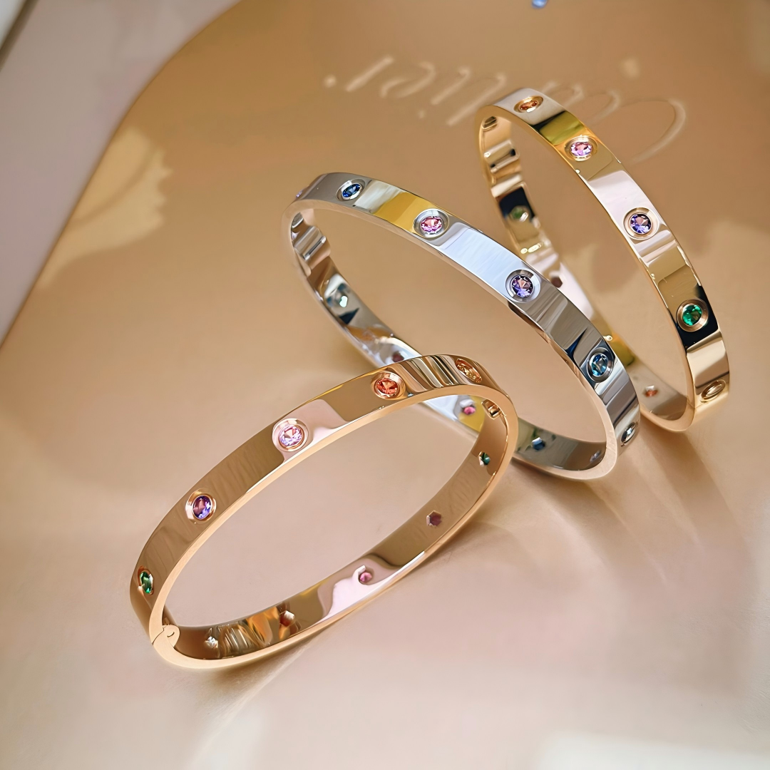 [Elowen-jewel]2026 RAINBOW LOVE BRACELET 6.1MM  10 DIAMONDS