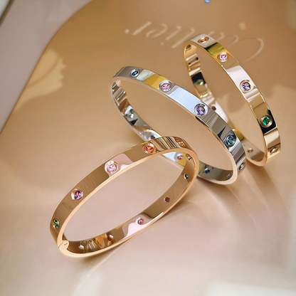 [Elowen-jewel]2026 RAINBOW LOVE BRACELET 6.1MM  10 DIAMONDS