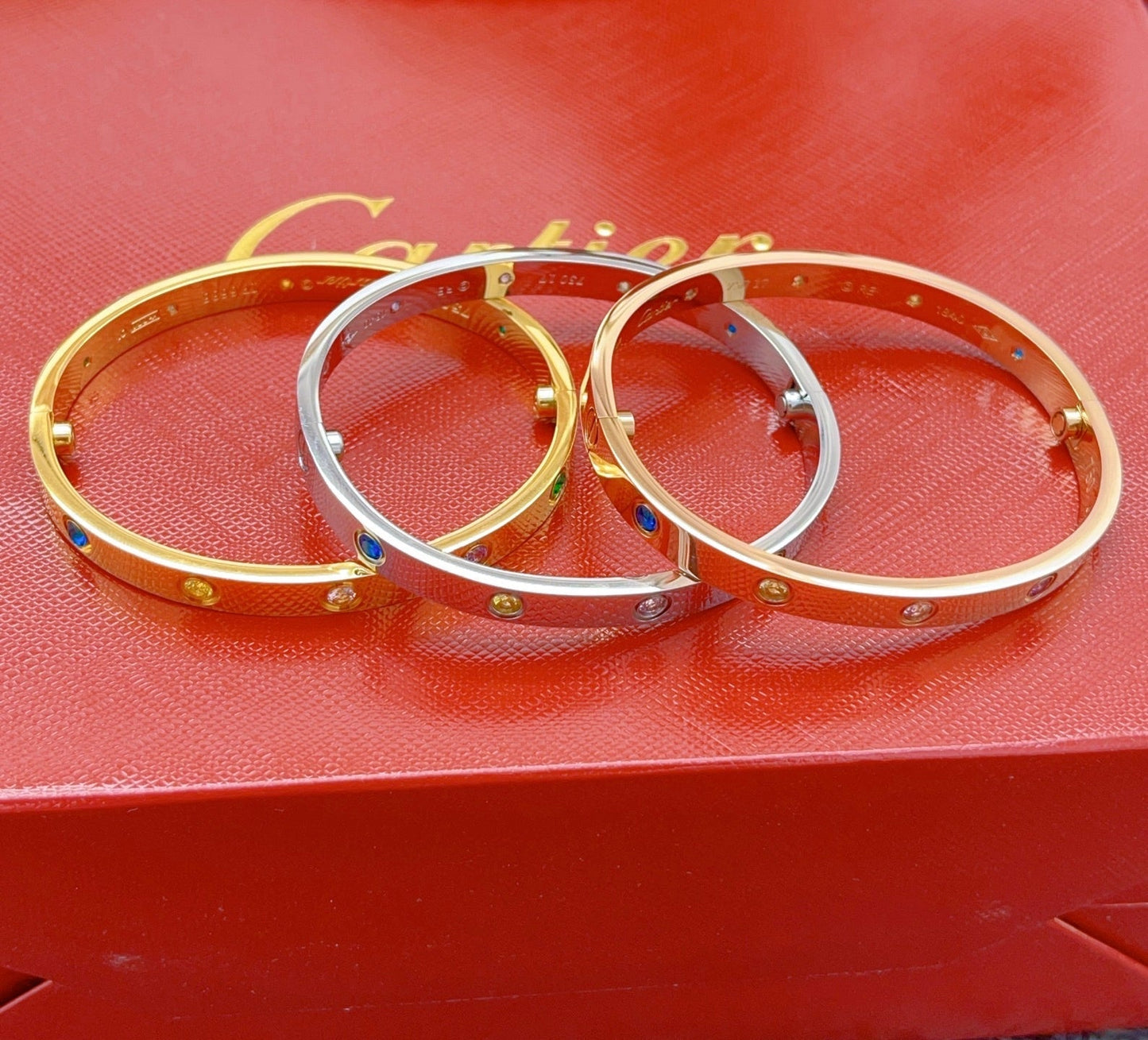 [Elowen-jewel]2026 RAINBOW LOVE BRACELET 6.1MM  10 DIAMONDS