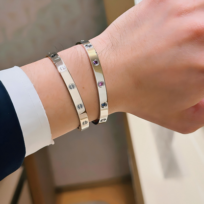[Elowen-jewel]2026 RAINBOW LOVE BRACELET 6.1MM  10 DIAMONDS