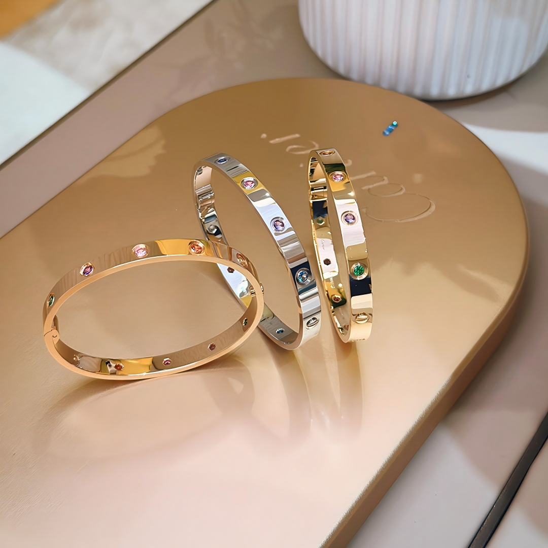 [Elowen-jewel]2026 RAINBOW LOVE BRACELET 6.1MM  10 DIAMONDS
