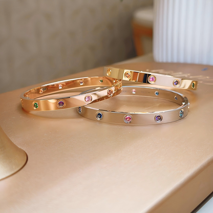[Elowen-jewel]2026 RAINBOW LOVE BRACELET 6.1MM  10 DIAMONDS