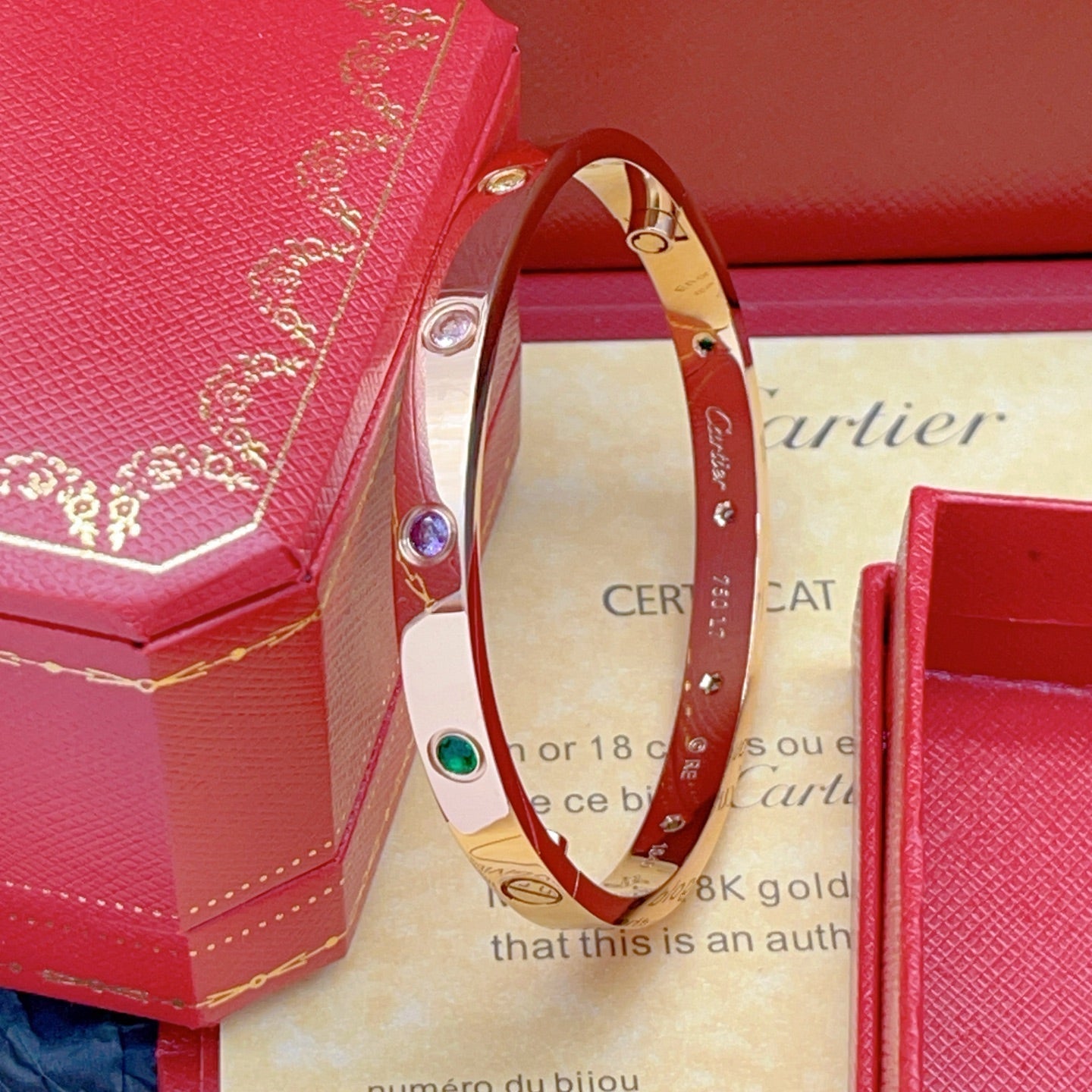 [Elowen-jewel]2026 RAINBOW LOVE BRACELET 6.1MM  10 DIAMONDS