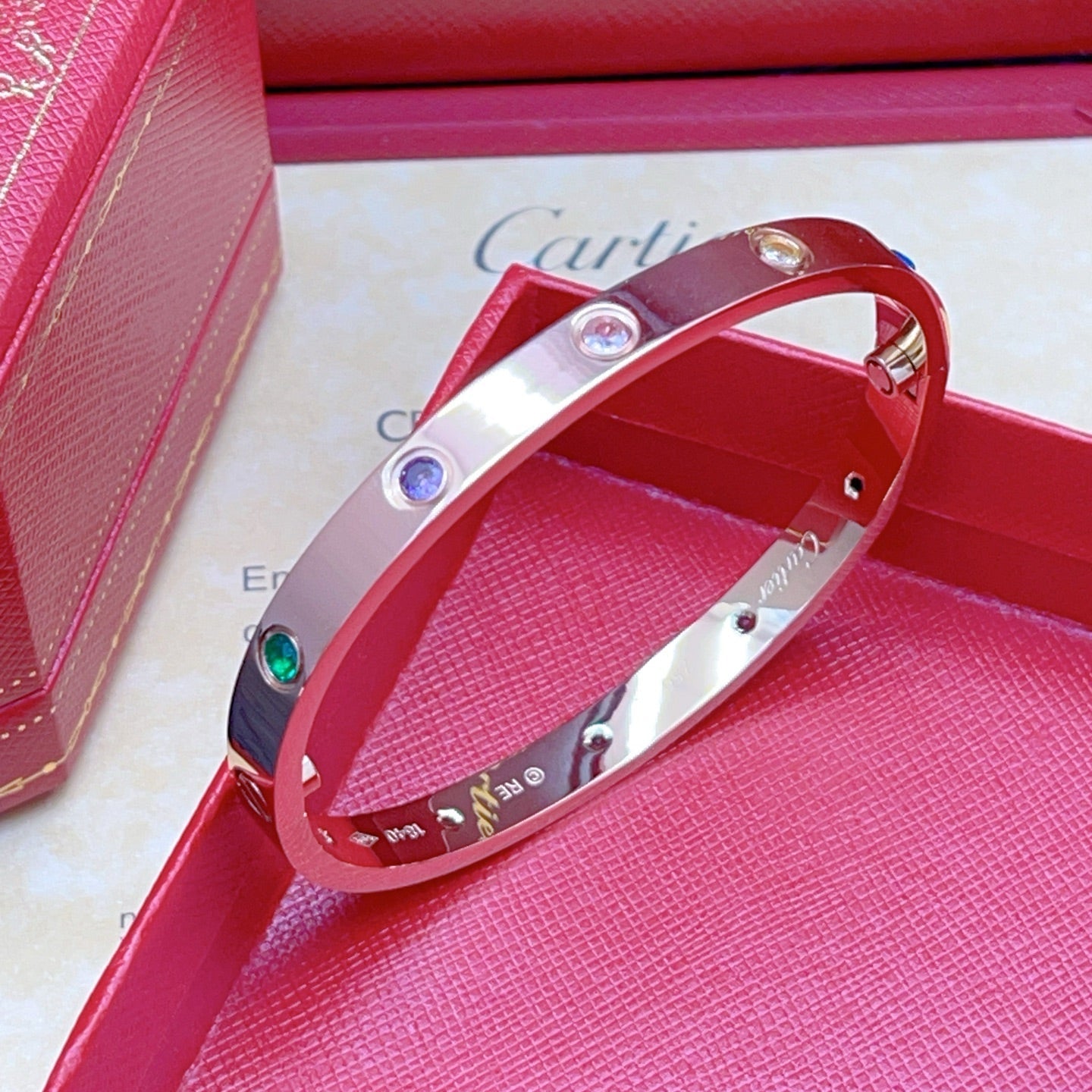 [Elowen-jewel]2026 RAINBOW LOVE BRACELET 6.1MM  10 DIAMONDS