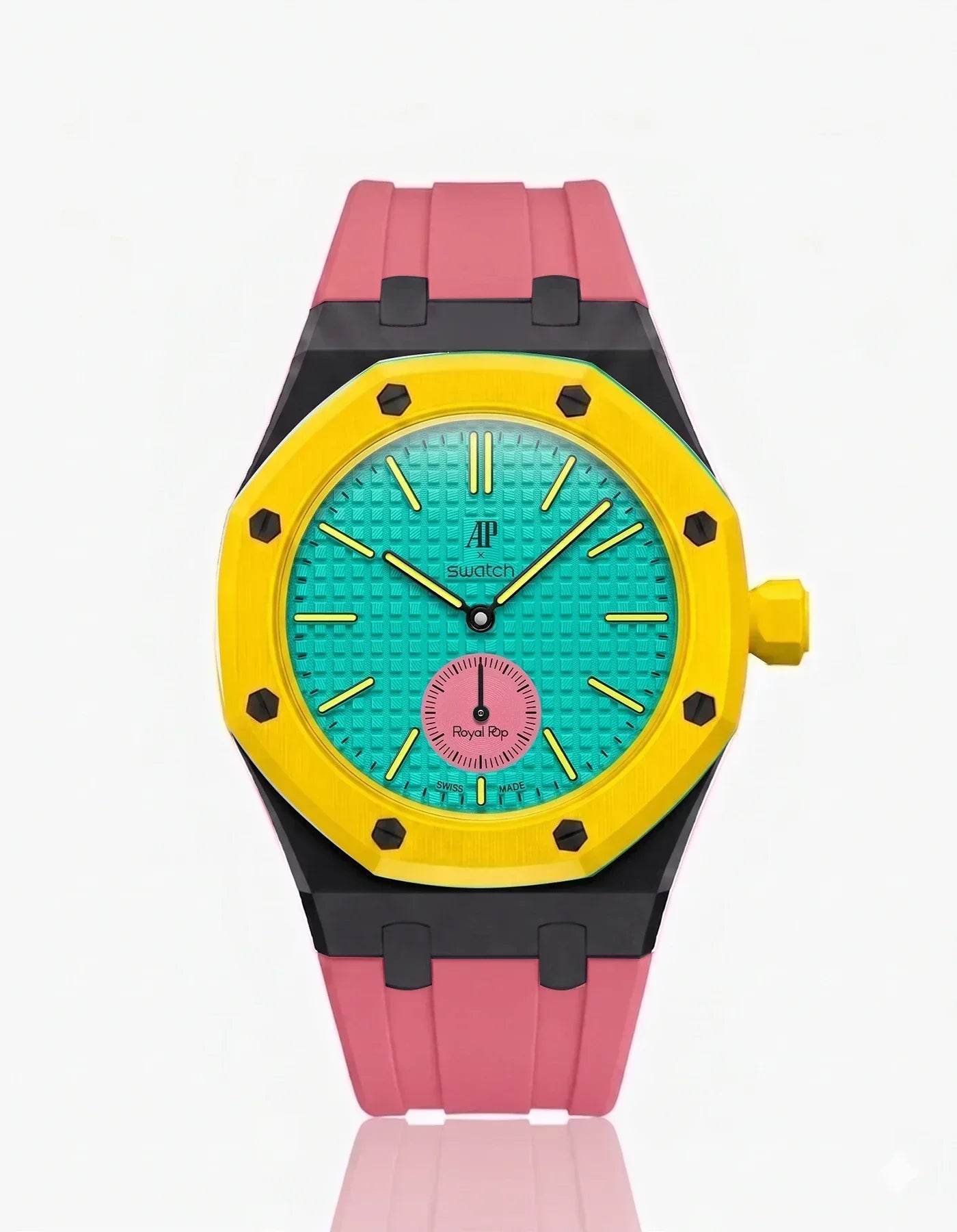 Silicone Strap & Case  Royal Pop Otg Roz(Customize  Colors)