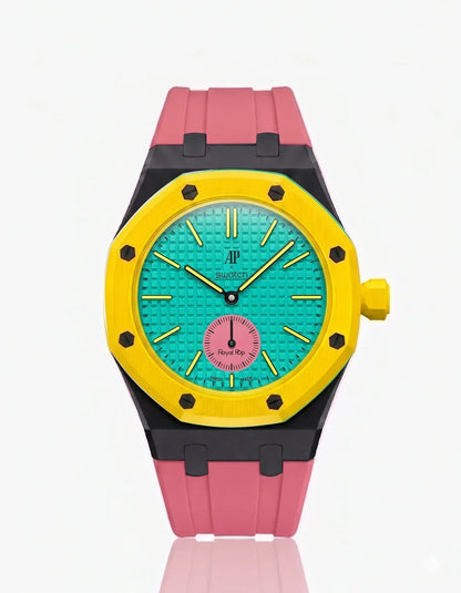 Silicone Strap & Case  Royal Pop Otg Roz(Customize  Colors)
