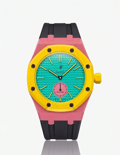 Silicone Strap & Case  Royal Pop Otg Roz(Customize  Colors)