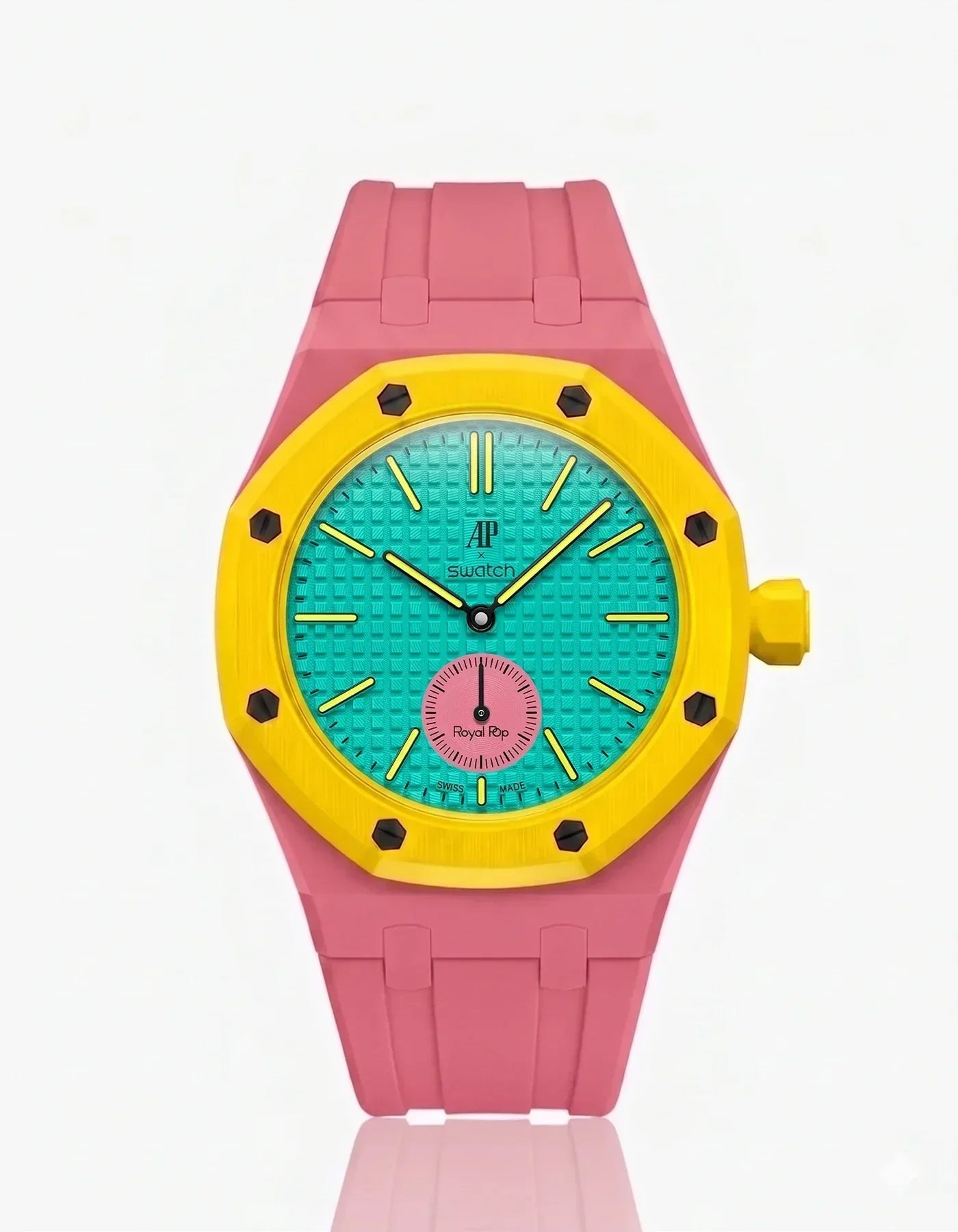 Silicone Strap & Case  Royal Pop Otg Roz(Customize  Colors)