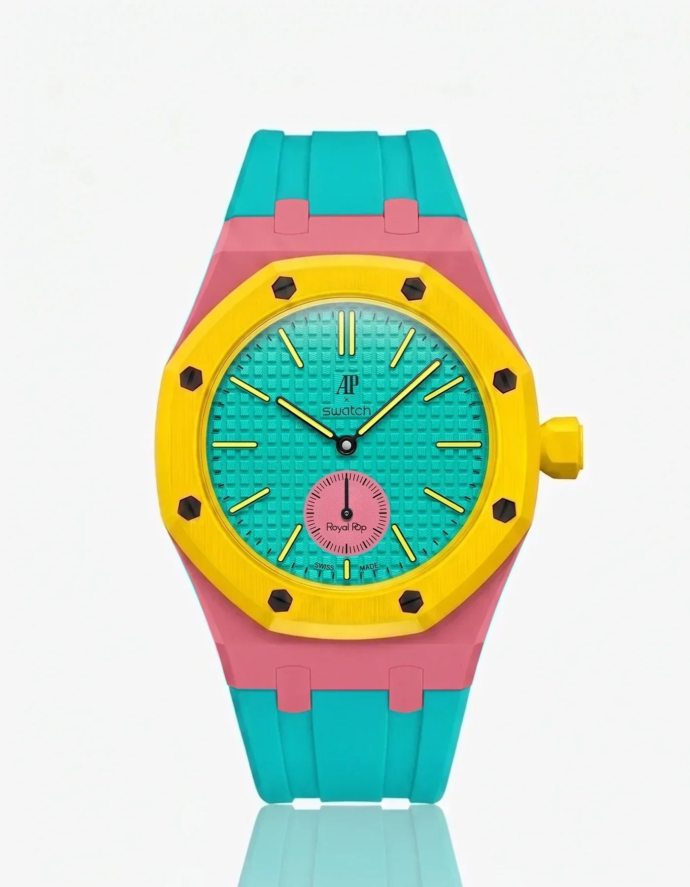 Silicone Strap & Case  Royal Pop Otg Roz(Customize  Colors)