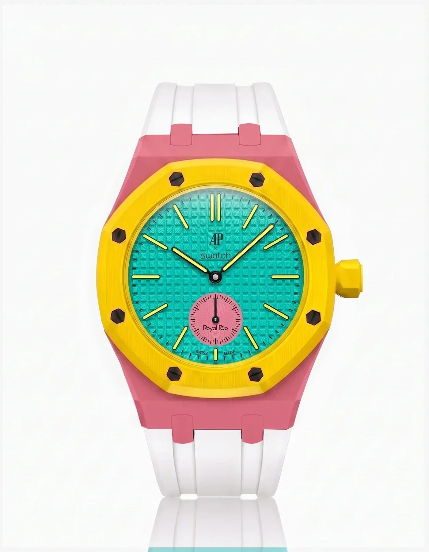 Silicone Strap & Case  Royal Pop Otg Roz(Customize  Colors)